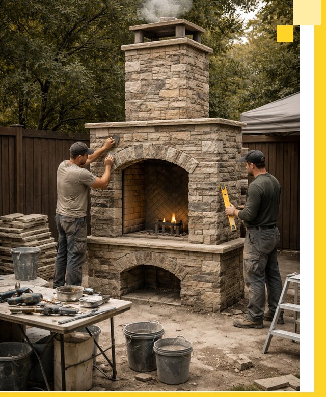 Проектирование и установка уличных каминов в Дюртюли