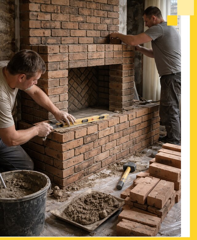 Изготовление и установка кирпичных каминов в Дюртюли