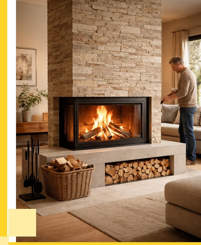 Дровяной камин под ключ в Дюртюли от 208500 р. | ЭриданДюр