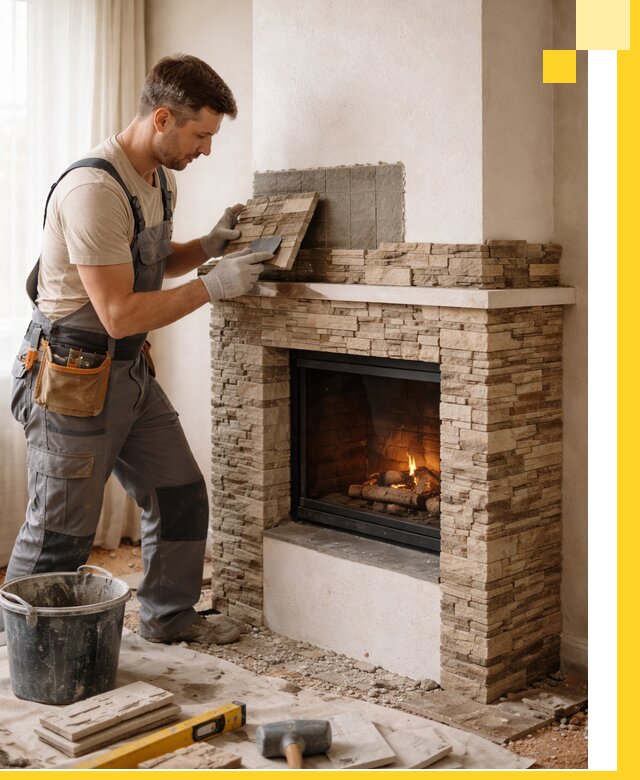 Изготовление и монтаж каминов для дома под ключ в Дюртюли