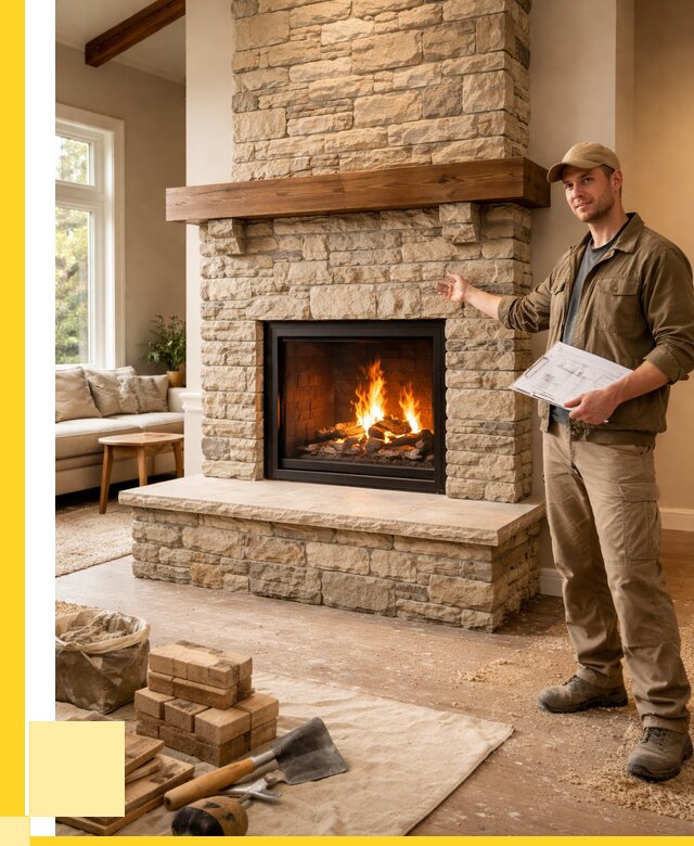 Камины под ключ в Дюртюли от 187650 р. | ЭриданДюр — установка