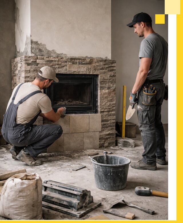 Камины под ключ в Дюртюли: проект, изготовление и монтаж