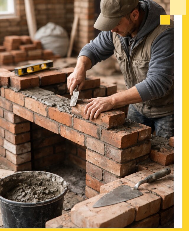 Кладка каминов под ключ в Дюртюли профессиональная отделка и монтаж