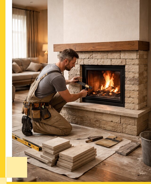 Строительство каминов в Дюртюли от 156375 р., ЭриданДюр - под ключ