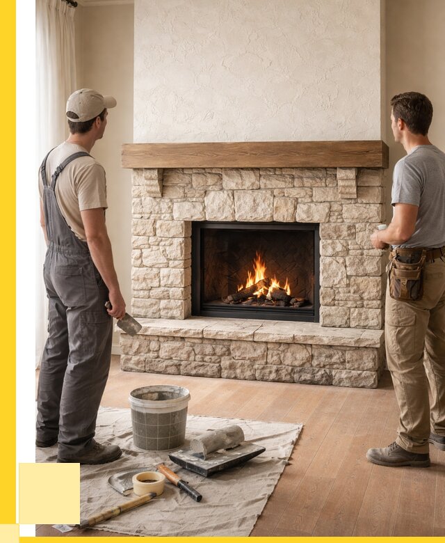 Отделка каминов в Дюртюли от 6776 р. под ключ | ЭриданДюр