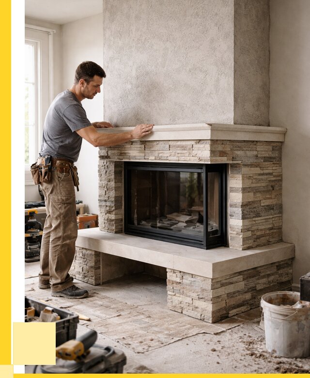 Изготовление каминов под ключ в Дюртюли от 156375 р. | ЭриданДюр