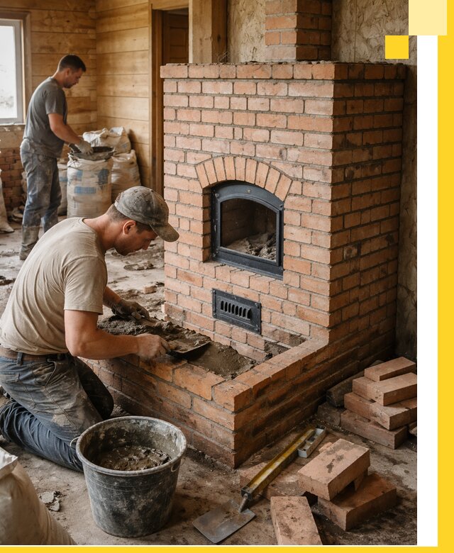 Профессиональное строительство печей в Дюртюли под ключ