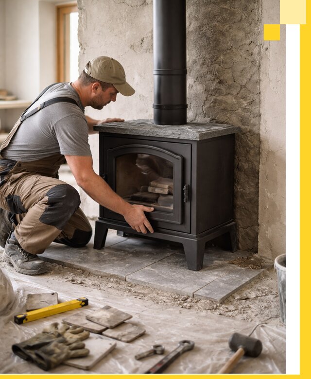 Профессиональный монтаж печей и каминов в Дюртюли под ключ