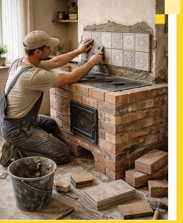 Печи с плитой на заказ монтаж гарантия и сервис в Дюртюли