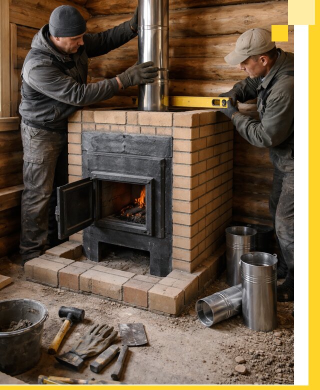 Проектирование, изготовление и установка банных печей в Дюртюли