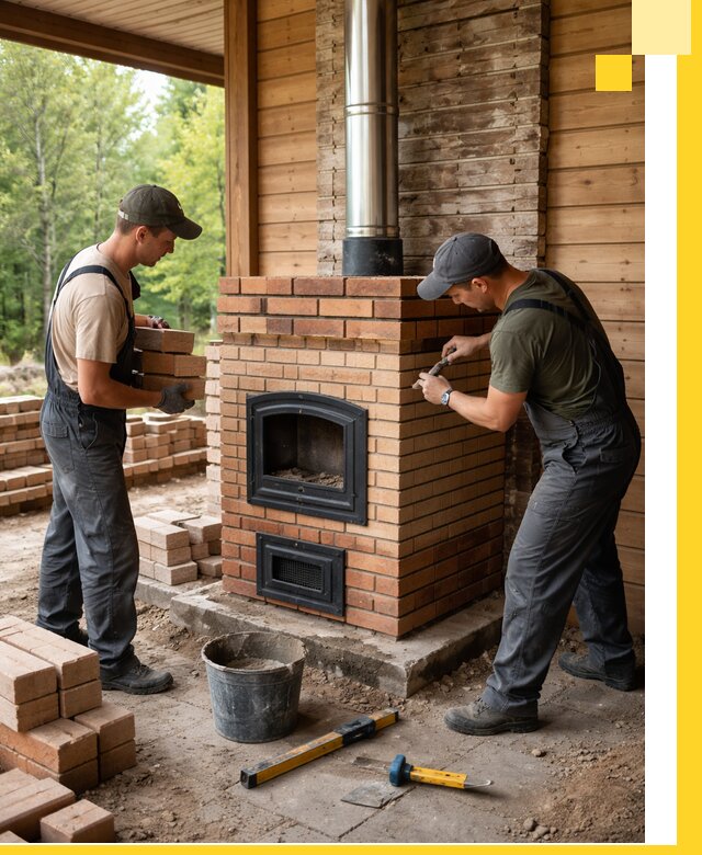 Производство и установка дачных печей под ключ в Дюртюли