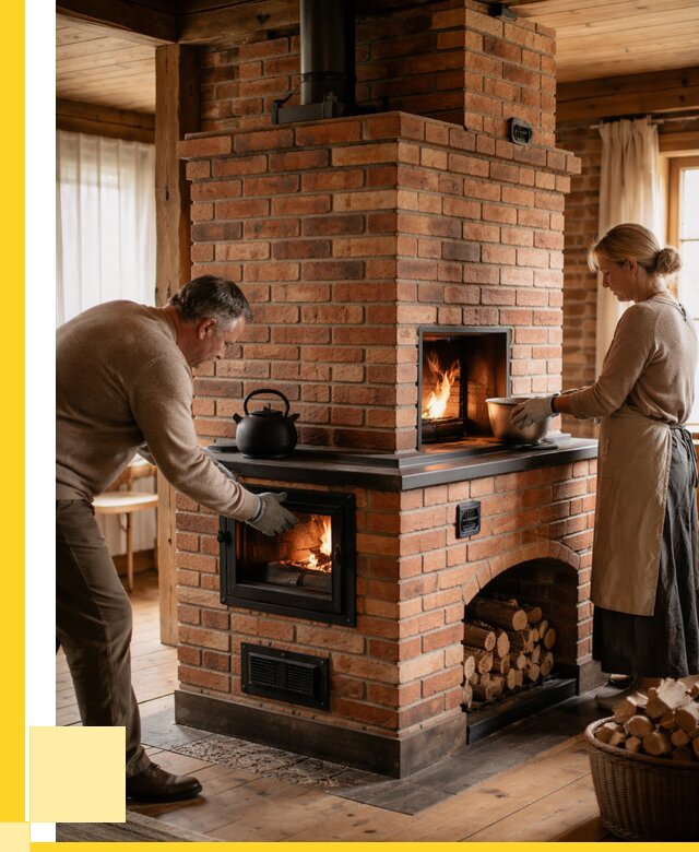 Печи для загородного дома под ключ в Дюртюли от 83400 р. | ЭриданДюр