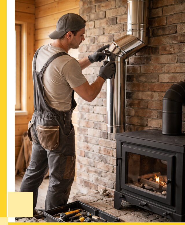 Монтаж дымоходов для печей в Дюртюли от 7819 р. | ЭриданДюр