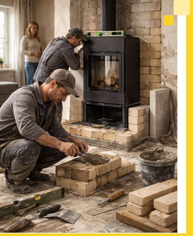 Печи и камины под ключ: проект, установка в Дюртюли