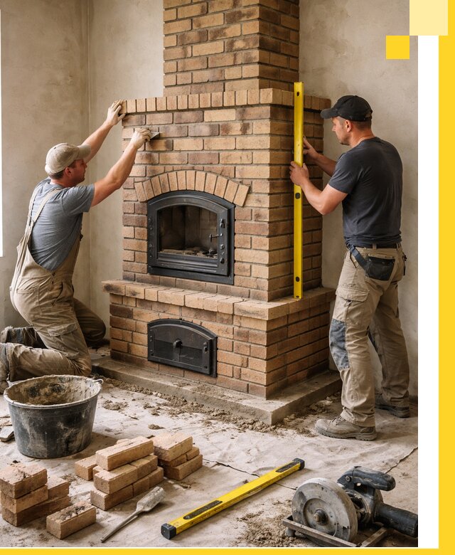 Продажа и установка печей и каминов для дома под ключ в Дюртюли