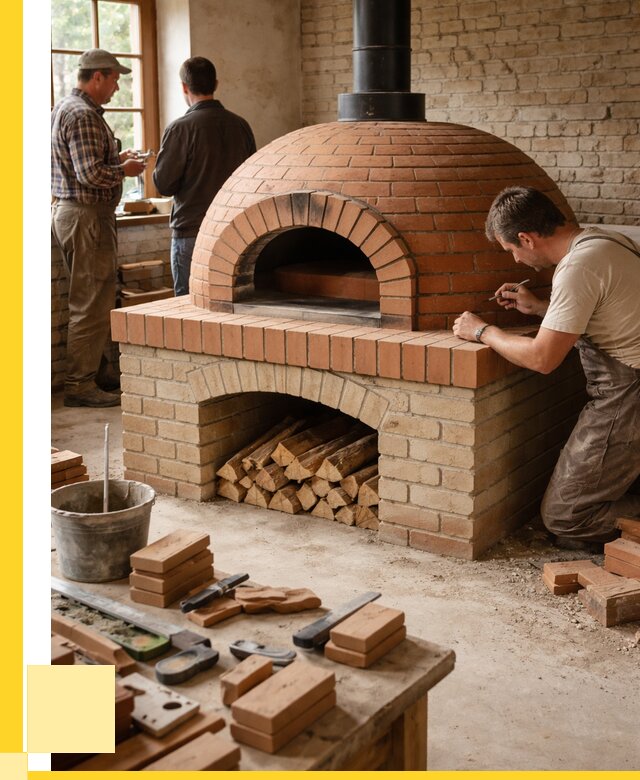 Помпейская печь дровяная для пиццы в Дюртюли | ЭриданДюр от 208500 р.