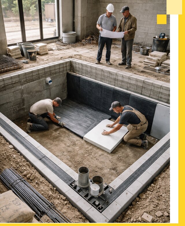 Проекты частных и общественных бассейнов под ключ в Дюртюли