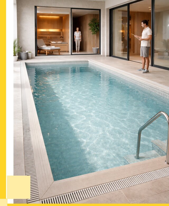 Отделка бассейна пленкой ПВХ в Дюртюли от 3649 р. - ЭриданДюр