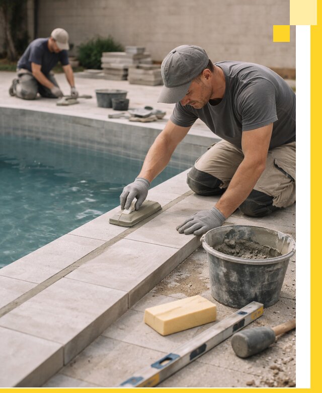 Отделка бассейнов в Дюртюли: декоративная отделка и гидроизоляция