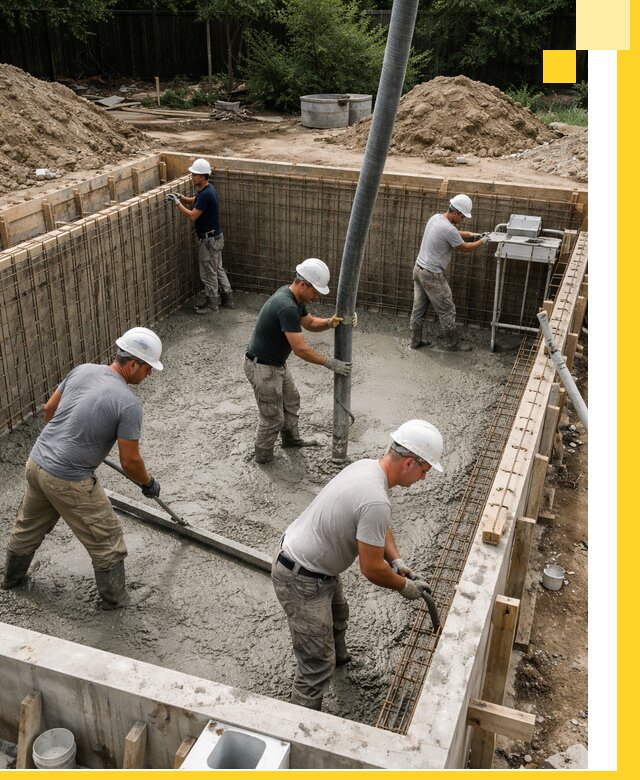 Строительство бетонных бассейнов под ключ в Дюртюли