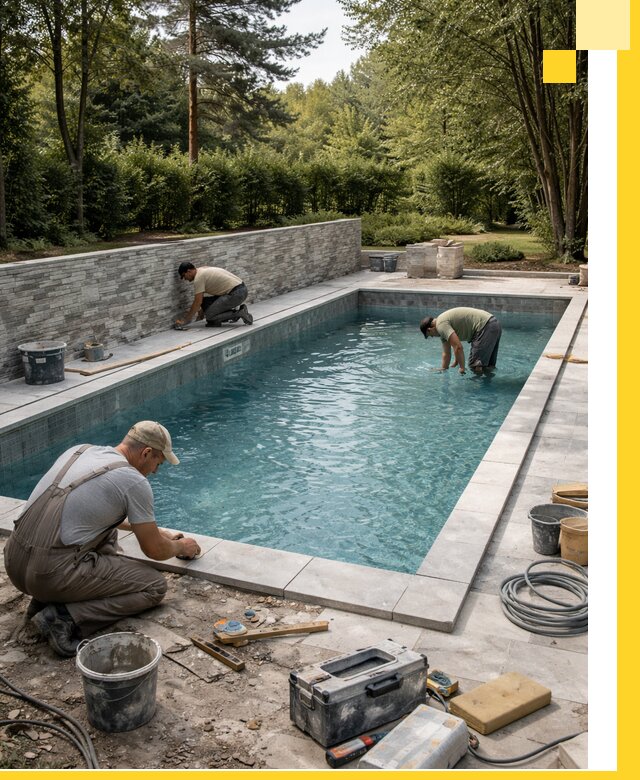 Проектирование и строительство частных бассейнов в Дюртюли