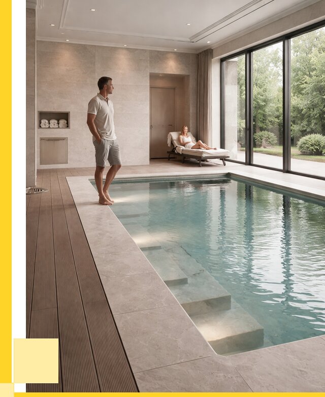 Бассейны в коттедже под ключ в Дюртюли от 1251000 р. | ЭриданДюр