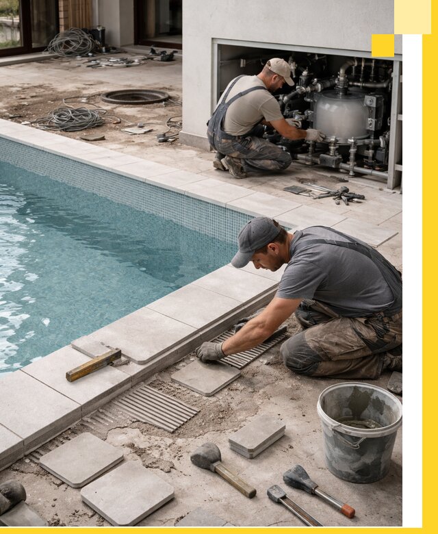 Строительство и монтаж бассейнов в коттедже в Дюртюли