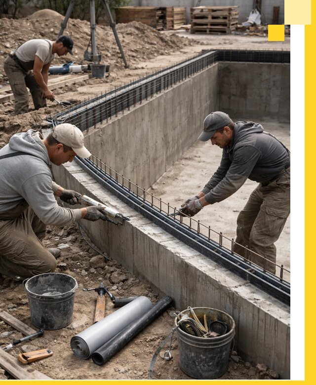 Качественный монтаж чаши бассейна в Дюртюли под ключ с гарантией