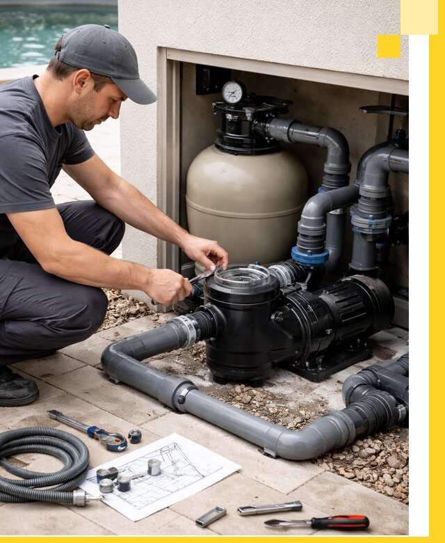 Поставка, монтаж и сервис насосов для бассейнов в Дюртюли