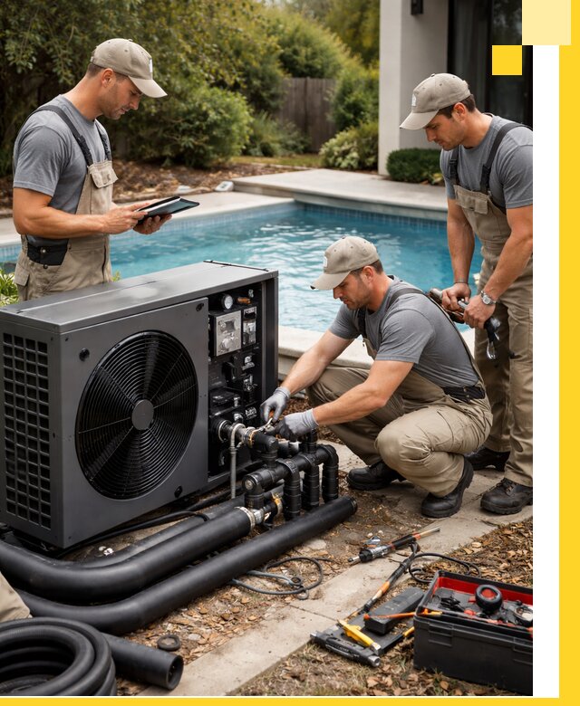 Проектирование и установка тепловых насосов для бассейнов в Дюртюли