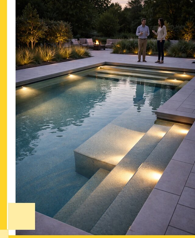 Освещение бассейнов в Дюртюли под ключ от 26063 р. | ЭриданДюр