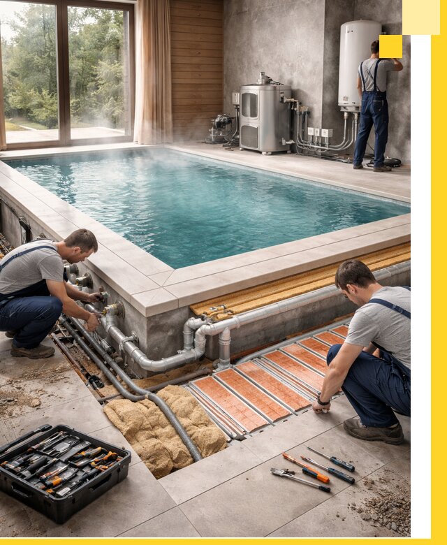 Проектирование и строительство тёплых бассейнов в Дюртюли