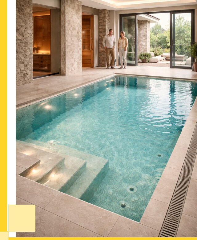 Бассейн во дворе в Дюртюли: проект, отделка от 1251000 р. | ЭриданДюр