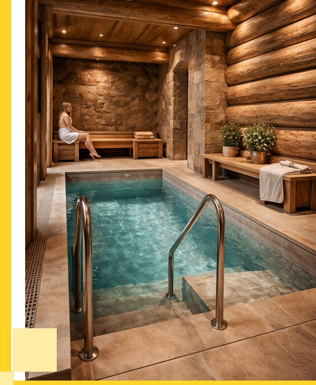 Аренда бани с бассейном в Дюртюли от 1563750 р. | ЭриданДюр