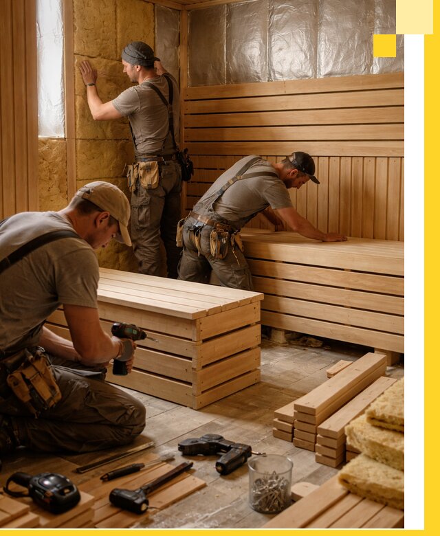 Профессиональное строительство саун под ключ в Дюртюли