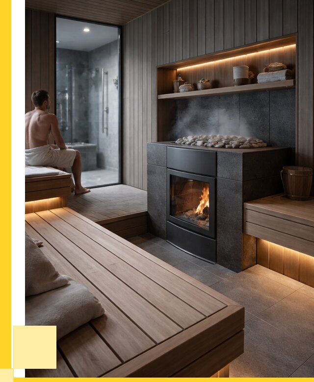 Проект сауны в частном доме в Дюртюли от 36488 р. | ЭриданДюр