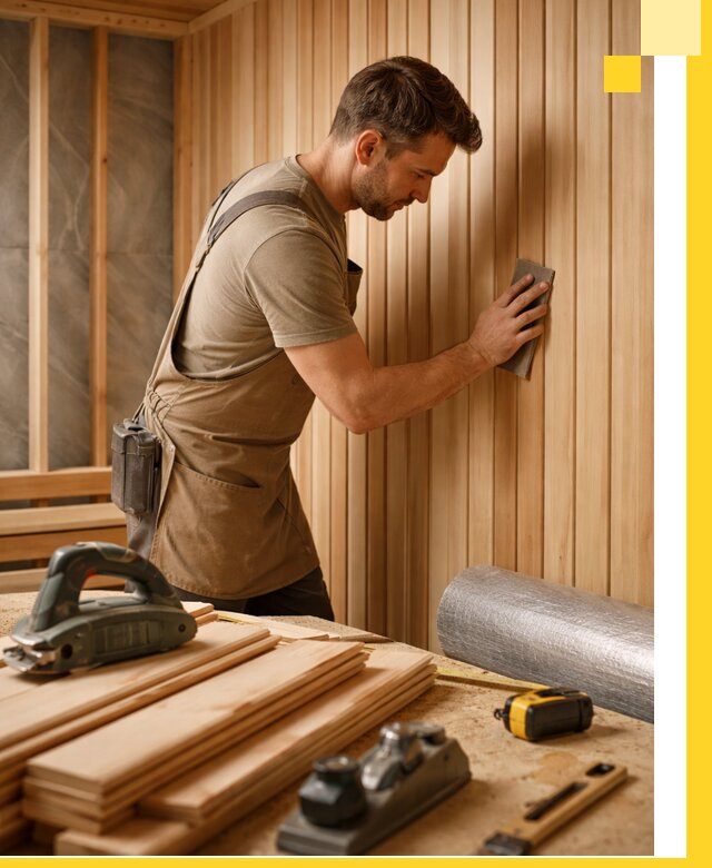 Профессиональная отделка саун и парных под ключ в Дюртюли