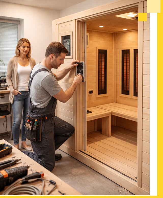 Инфракрасные сауны под ключ в Дюртюли продажа и установка