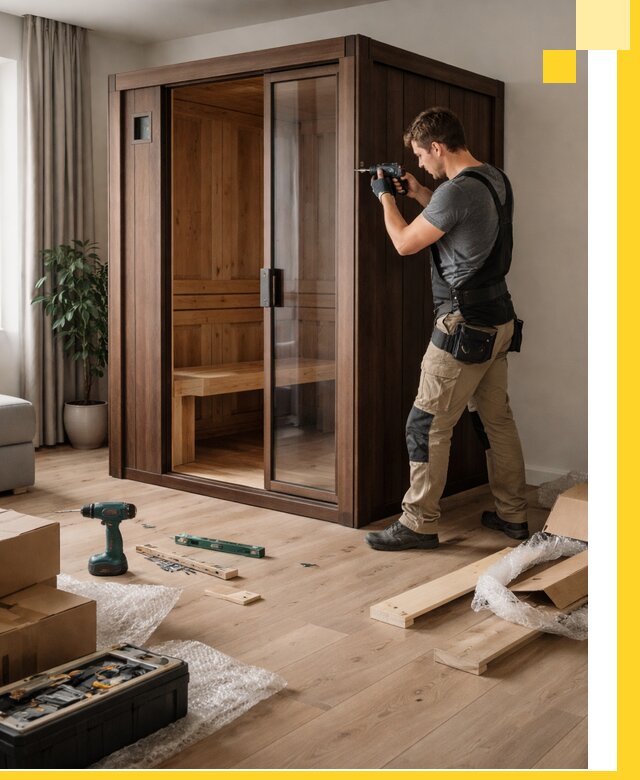 Установка и производство мини саун под ключ в Дюртюли