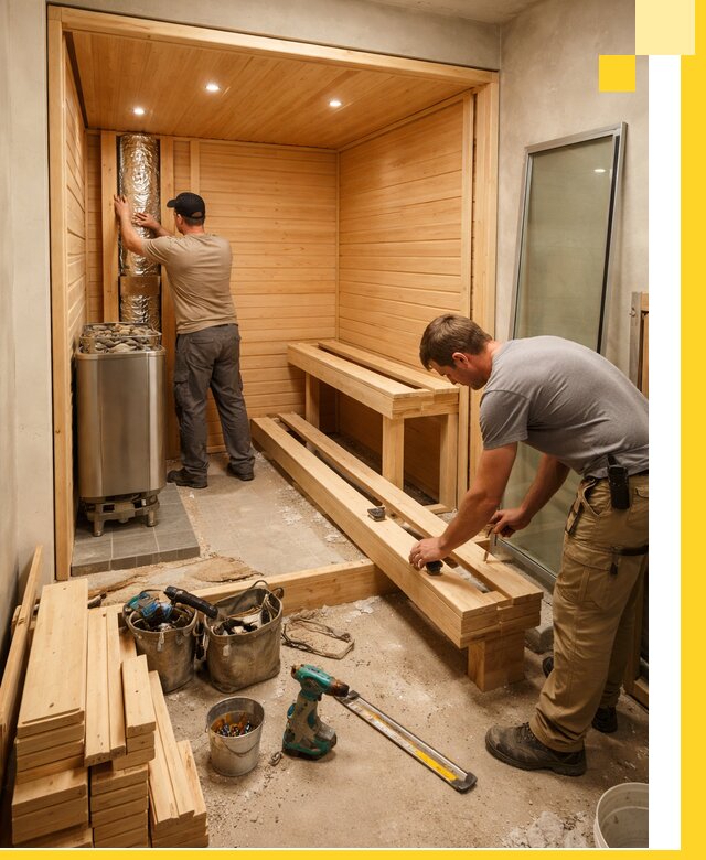 Проектирование и установка домашних саун под ключ в Дюртюли