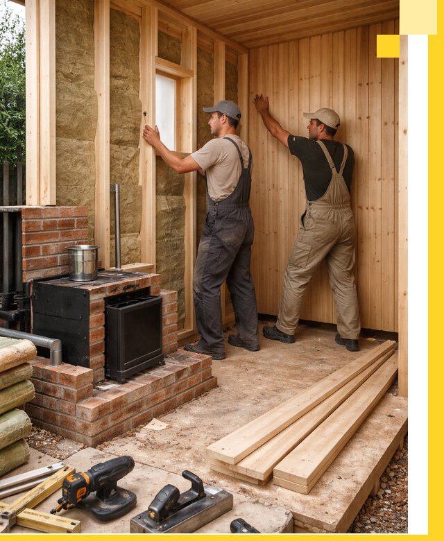 Строительство и установка дачных саун под ключ в Дюртюли