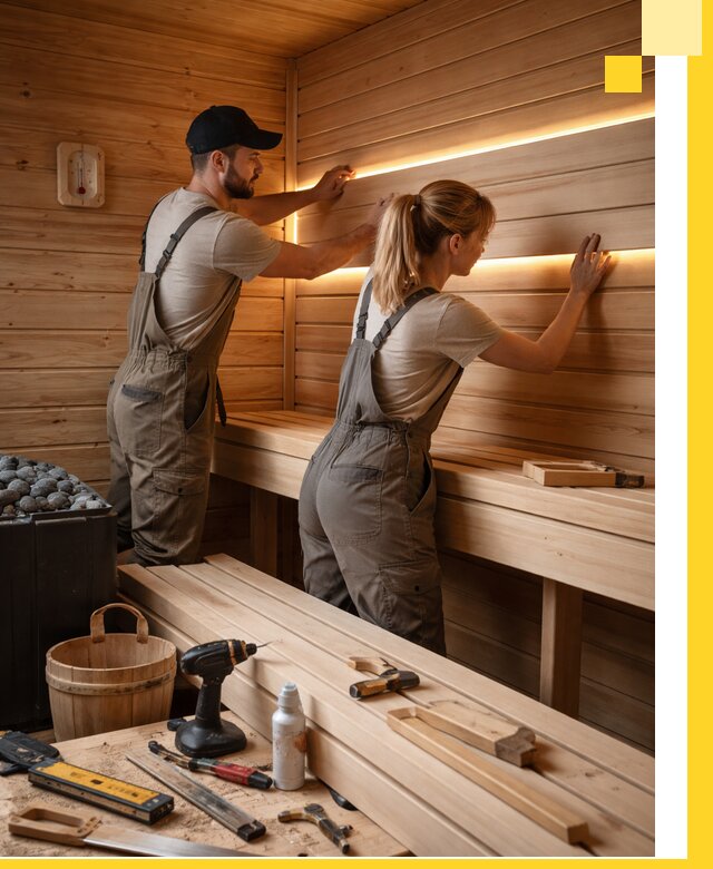 Дизайн саун и бань под ключ с индивидуальным проектом в Дюртюли