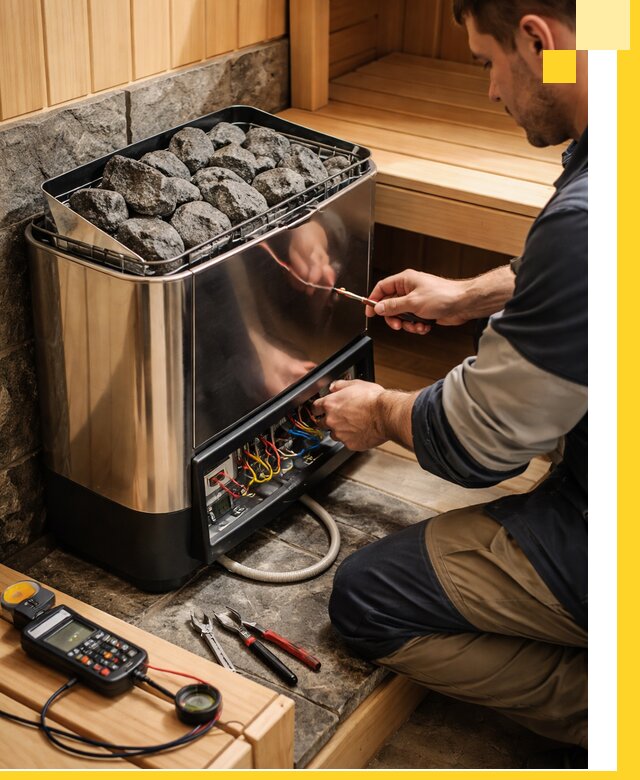 Продажа и установка электрокаменок для саун в Дюртюли