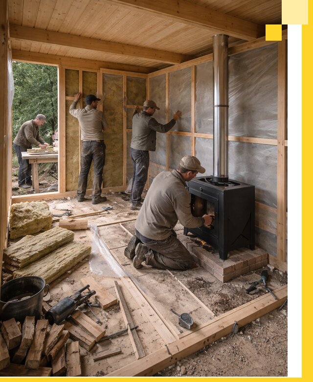 Профессиональный монтаж бань под ключ в Дюртюли для дома