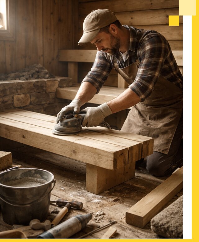 Ремонт бань под ключ в Дюртюли с гарантией качества и сроков