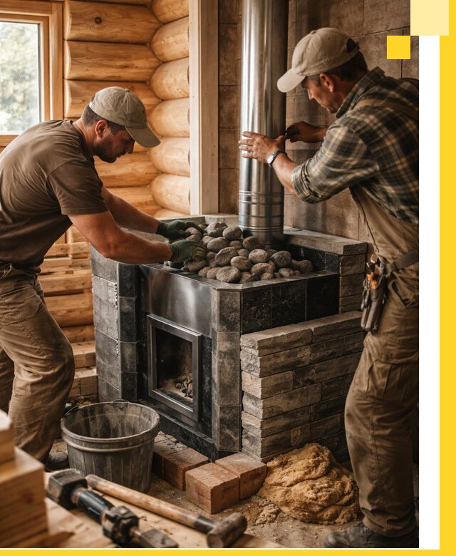 Строительство и отделка русских бань под ключ в Дюртюли