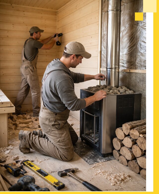 Строительство деревянных бань под ключ в Дюртюли проекты и монтаж