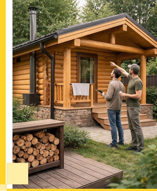 Бани для дачи под ключ в Дюртюли от 260625 р. | ЭриданДюр