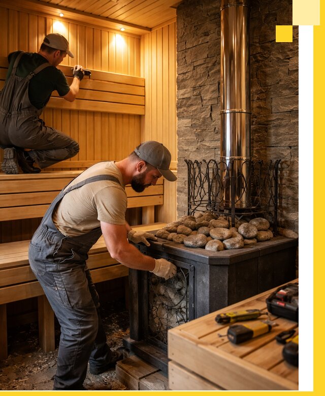 Комплексный дизайн бань, саун и зон отдыха в Дюртюли