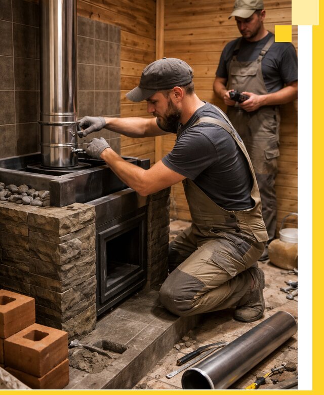 Изготовление и установка банных печей под ключ в Дюртюли